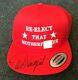 Ted Nugent Signed Autographed Re-elect That Mother F Hat President Donald Trump