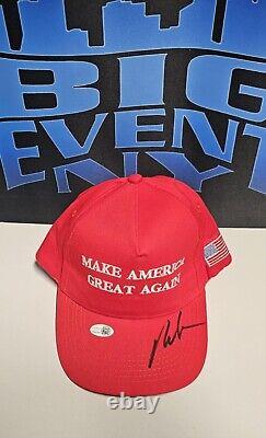 TOM HOMAN BORDER CZAR Autograph Hand Signed MAGA HAT With JSA COA