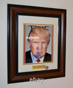 TRUMP Signed President Autograph, COA UACC PSA/DNA Guaranteed, FRAME, HAT. News