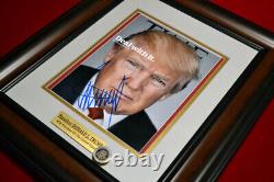 TRUMP Signed President Autograph, COA UACC PSA/DNA Guaranteed, FRAME, HAT. News