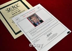 TRUMP Signed President Autograph, COA UACC PSA/DNA Guaranteed, FRAME, HAT. News