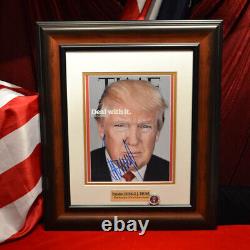 TRUMP Signed President Autograph, COA UACC PSA/DNA Guaranteed, FRAME, HAT. News