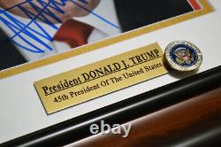 TRUMP Signed President Autograph, COA UACC PSA/DNA Guaranteed, FRAME, HAT. News