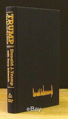 TRUMP THE ART OF THE DEAL (1987) DONALD TRUMP SIGNED 1ST EDITION Early Printing