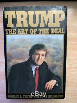 TRUMP THE ART OF THE DEAL Election Edition Book by Donald Trump, Auto Signed