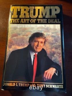 TRUMP The ART OF THE DEAL 1st FIRST EDITION + Trump's America SIGNED by Gingrich