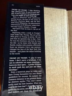 TRUMP The ART OF THE DEAL 1st FIRST EDITION + Trump's America SIGNED by Gingrich