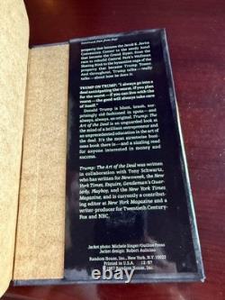 TRUMP The ART OF THE DEAL 1st FIRST EDITION + Trump's America SIGNED by Gingrich