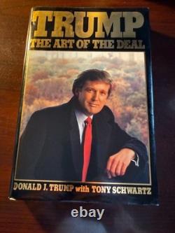 TRUMP The ART OF THE DEAL 1st FIRST EDITION + Trump's America SIGNED by Gingrich