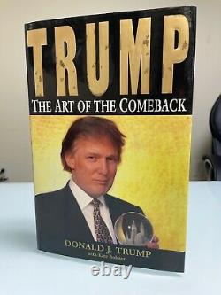TRUMP The Art Of The Comeback First Edition Signed By Donald Trump