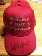 Ted Nugent Signed Donald Trump Hat Re-elect That Motherfcker! Sold Out Maga