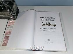 The America We Deserve by President Donald J. Trump RARE Autographed