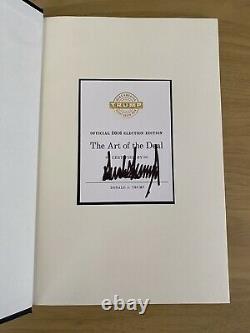 The Art Of The Deal Signed By President Donald Trump 2016 Election Edition