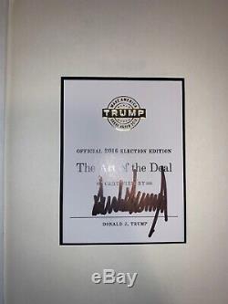 The Art Of The Deal Signed By President Donald Trump 2016 Election Edition
