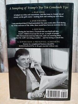 The Art of the Comeback Autographed Donald Trump