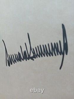 The Art of the Comeback Autographed Donald Trump