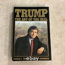 The Art of the Deal Donald Trump Signed Autographed Hardcover Book
