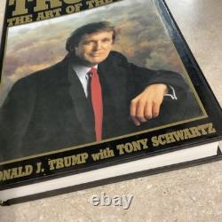 The Art of the Deal Donald Trump Signed Autographed Hardcover Book