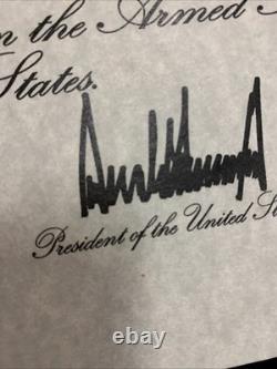 The United States Of America Honors The Memory Signed Letter Donald Trump