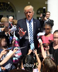 Trump AND Pence autographs White House Take Your Kids to Work Day credential