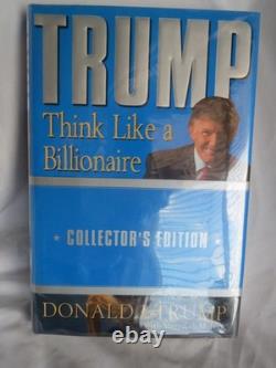 Trump Auto-penned Signed Think Like A Billionaire Collector's FIRST EDITION