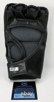 Trump + Conor McGregor REAL Autographed UFC GLOVEs + Leaf 10 Card COA