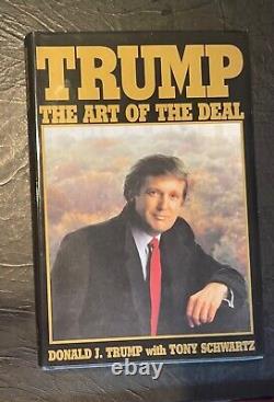 Trump Signed Art of the Deal Book (2016 Election Edition)
