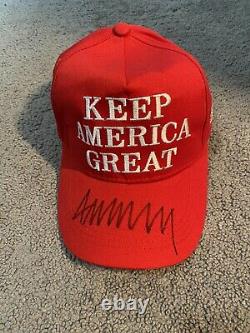 Trump Signed MAGA Hat