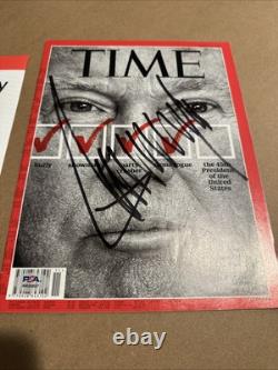 Trump Signed Time Magazine