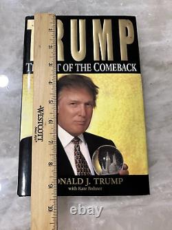 Trump The Art Of The Comeback By Donald J. Trump SIGNED & Inscribed 1st Edition