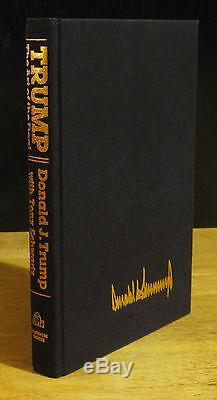 Trump The Art Of The Deal (1987) Donald J. Trump Signed 1st Edition To Walter