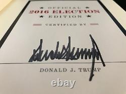 Trump The Art Of The Deal Signed Autographed 2016 Election Edition New