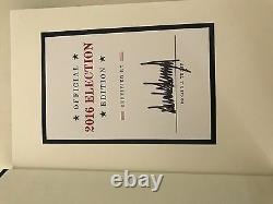 Trump The Art Of The Deal Signed Autographed 2016 Election Edition New