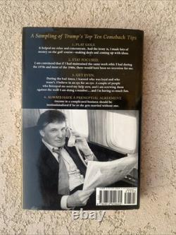 Trump The Art of the Comeback by Donald J. Trump (1997, Hardcover) SIGNED