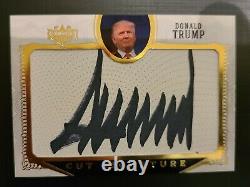 Trump autograph card signature cut gold 2016 decision president ROOKIE card
