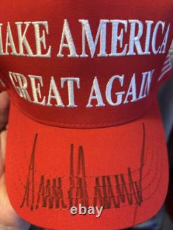 Trump signed maga hat