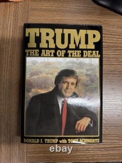 Trump the Art of the Deal by Donald J. Trump and Tony Schwartz SIGNED