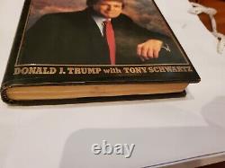 Trump the Art of the Deal by Tony Schwartz and Donald J. Trump 1987 Signed