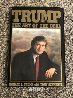 Trump the Art of the Deal by Tony Schwartz and Donald J. Trump Signed 2016