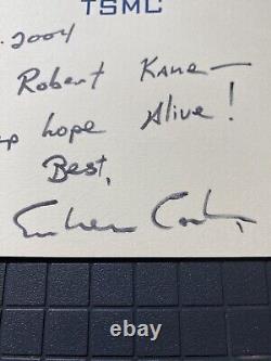 Tucker Carlson Signed Handwritten 2004 Letter Autograph Fox News Twitter Trump