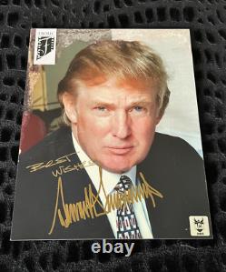 U. S. President DONALD TRUMP Signed photo ACA (LOA)