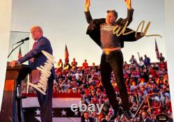 ULTRA RARE! Donald Trump & Elon Musk Signed 8x10 Authentic Autographs withCOA