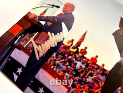ULTRA RARE! Donald Trump & Elon Musk Signed 8x10 Authentic Autographs withCOA