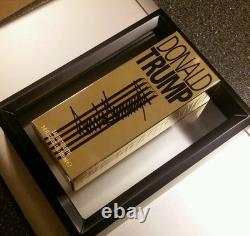 US PRESIDENT DONALD TRUMP FULL SIGNED COLOGNE BOX with PSA Quick opinon reviewed