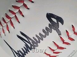 US President Donald J Trump Signed Baseball Presidential Autograph Document USA