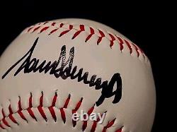 US President Donald J Trump Signed Baseball Presidential Autograph Document USA