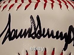 US President Donald J Trump Signed Baseball Presidential Autograph Document USA