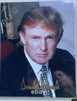 US President Donald Trump Signed Photograph 8x10