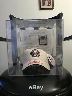 US President Donald Trump Signed White House Hat