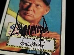 United States President Donald Trump Signed Baseball Card Presidential Document